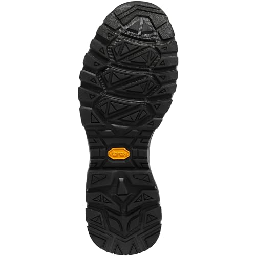 Danner Men&rsquo;s Stronghold 6" Waterproof Work Boot Full-Grain Leather, Vibram SPE Midsole, Slip-Resistant Outsole, EH Rated, Dark Brown - 11 D