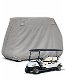 Formosa Covers Deluxe 4 Passenger Golf Cart Cover, Grey
