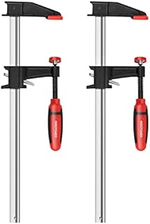 F Clamps Set 12-Inch/300mm, MAXPOWER 2-Pack Heavy Duty Bar Clamps Set Quick-Release Woodworking Clamps for Carpenters