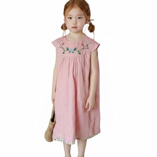 Robe fleurie de style champêtre pour fille en taille 100cm