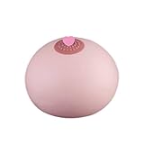 Abaodam Soft Rubber Breast Boob Funny Water Ball Toys April Fool' s Day Party Accessory for Stress Relief 9. 5cm