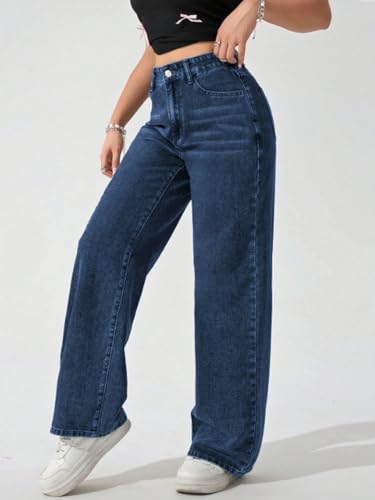 Image of Ben Martin Baggy Jeans for Women || Women,s Loose Jean Pants || Oversized Jean's for Women's || Wide Leg Jean,s for Woman || Casual Jins for Woman's || Loose Jin Pant for Woman,s 2-BM-JJ33