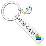 Celunux Gay Gifts For Lgbtq Lesbian Stuff Gifts For Lesbians Gay Pride Keychain Pride Accessories For Women Men Couples Boyfriend Girlfriend Transgender Stuff Funny Rainbow Keychain