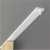 ✔ Alliage d'aluminium : Fabriqué en alliage d'aluminium, ce rail à rideaux ultra-fin offre une grande capacité de charge et une résistance à la déformation, même après une utilisation prolongée