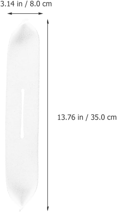 Uonlytech Anti-Slip Sponge Hanger Covers Clothing Hanger Protectors Soft Foam Shoulder Sleeves for Clothes Storage 13.77X3.14X0.11In