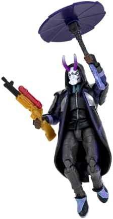 Fortnite FNT0846 Hot Drop Assortment, with 4-inch Fade-Masked Figure, Harvesting Tools, Umbrella, Back Bling, and Weapons, Multi, Multicolor