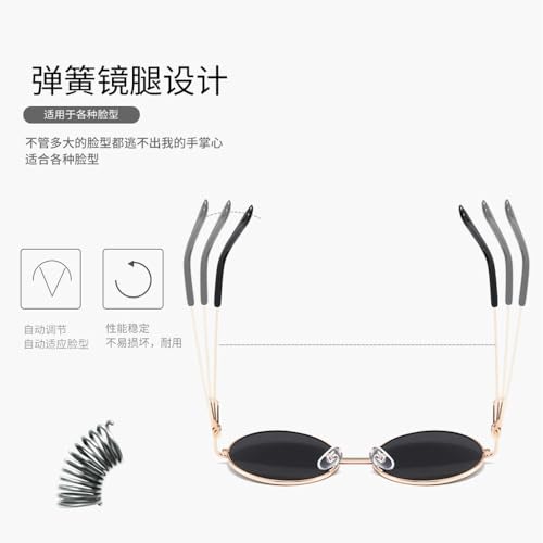Children's sunglasses metal frame round sunglasses simple anti ultraviolet tide children's glasses3