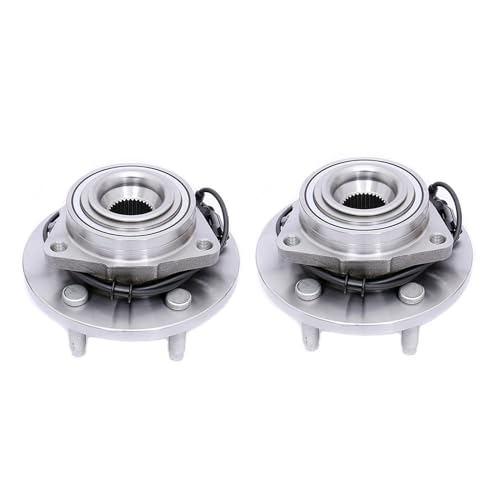 HICKS 513270 Front Wheel Hub Bearing Assembly Compatible with 2008-2012 Jeep Liberty, 2007-2011 Dodge Nitro, Set of 2