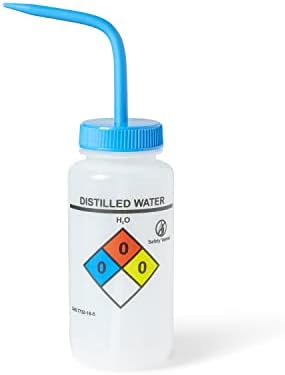 EISCO 2PK Wash Bottle For Isopropanol, 500ml - Labeled With Color Coded Chemical - View #10