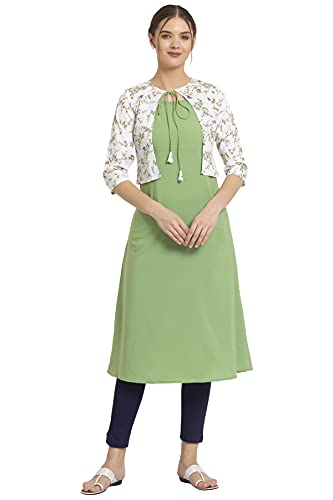 Image of ALC Creation Women's Crepe Jacket Kurta