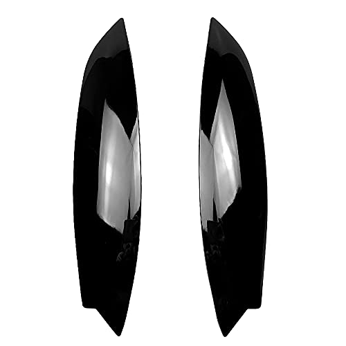 Phares noirs pour Golf 5 R32 MK5 2005-2007 sourcils paupières de phares