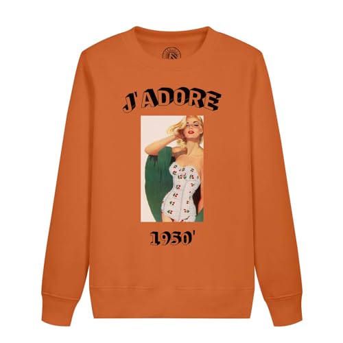 Sweatshirt Enfant J'adore 1950 Vintage vetement retro annees 50 rockabilly