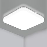 【Anwendung】 Durchmesser 23 cm. Um für viel Licht zu sorgen, können Sie diese flache LED-Deckenleuchte in einem Raum von etwa 15 bis 20 Quadratmetern installieren. Vielseitig einsetzbar, können Deckenleuchten in Flur, Treppenhäusern, Küchen, Balkon, Wohnzimmern, Keller, Werkstätten, Schlafzimmern installiert werden, alles schön und komfortabel beleuchtet. Ist der Korridor lang, können zwei LED-Deckenleuchten hintereinander installiert werden.