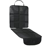 Sunferno Car Seat Protector - Protects Your Car Seat from Baby Car Seat Indent, Dirt and Spills - Waterproof Thick Padded Protector Liner to Keep Your Auto Upholstery Looking New - with Storage Pocket