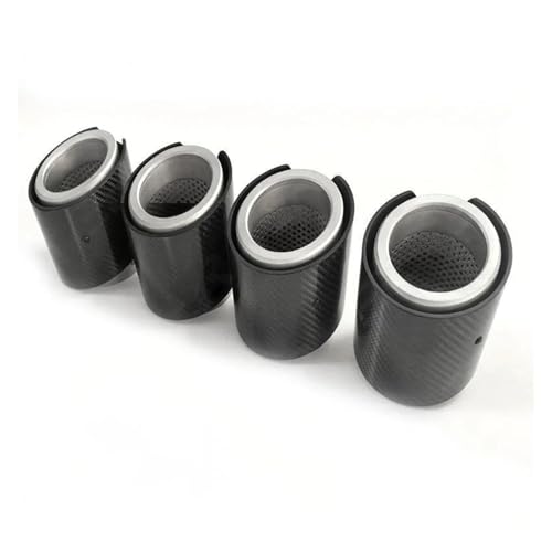 Tuyau d'échappement de voiture inox mat embout silencieux universel