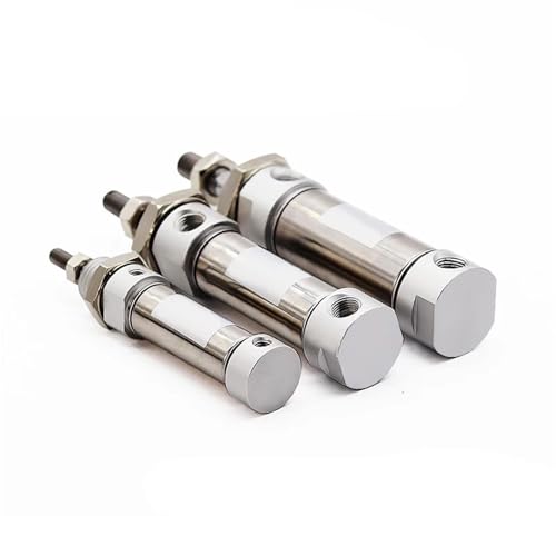 Cylindre pneumatique MA16 inox anti-grippage course 75mm résistant à l'humidité
