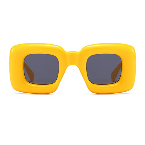Image of laureles Fashion Cat Eye Y2K Sunglasses Women Vintage Red Yellow Blue Square Sun Glasses Men Punk Shades UV400