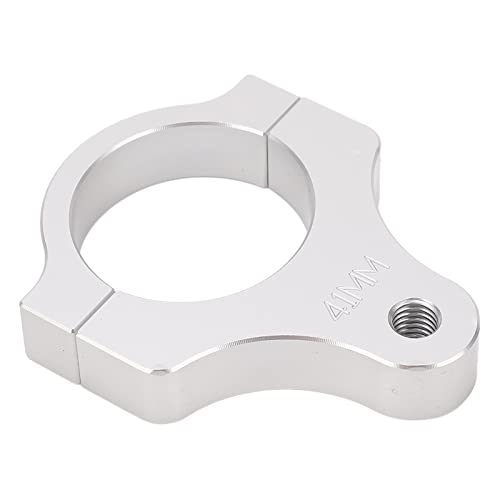 Lenkungsdämpfergabel, Aluminium-Motorradgabelrahmen, Universal-Montageklemmhalterung, Fußfixierung, Hardware-Teile-Stabilisatorhalterungen für Motorrad-Fahrradmodifikationen (41MM)