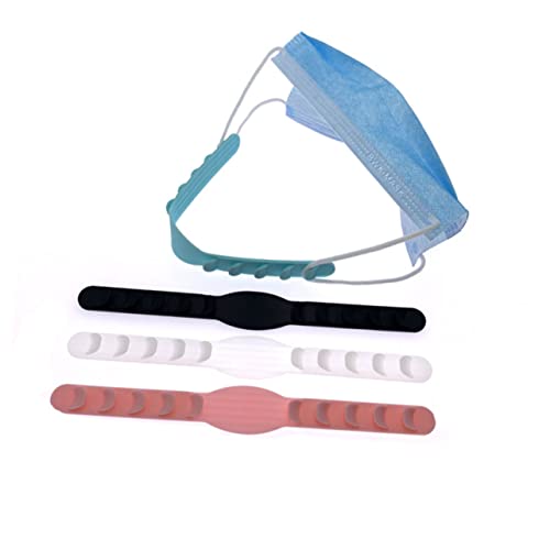 HOLIDYOYO 8Pcs Mask Strap Extender Buckle for Comfortable Wear Traceless Design Hook for Men and Women Reusable and Easy to Clean