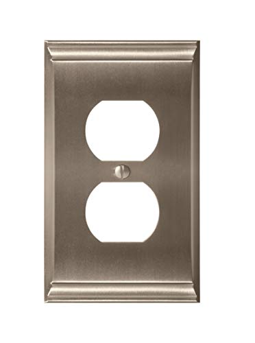 Amerock Candler Duplex Satin Nickel Outlet Plate