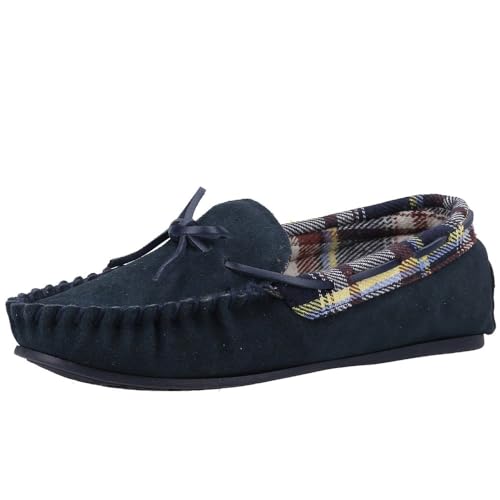 Image of Cotswold Chatsworth Suede Leather Womens Navy
