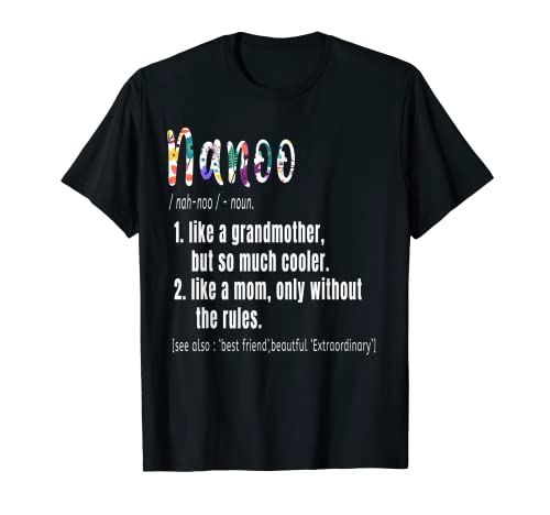 Nanoo Definition Cadeau d'anniversaire pour grand-mère T-Shirt