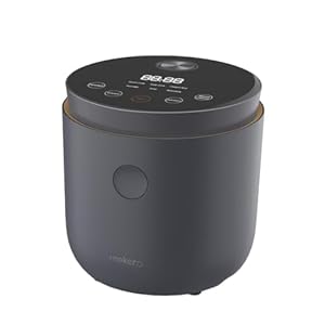 Low Carbohydrate Rice Cooker: 2L Uncooked Sugar Cut Rice Cooker Multifunctional Digitally Programmable Small Rice Cooker 24 Hours Preset Keep Warm Healthy Non-Stick Liner Rice Soup Separation