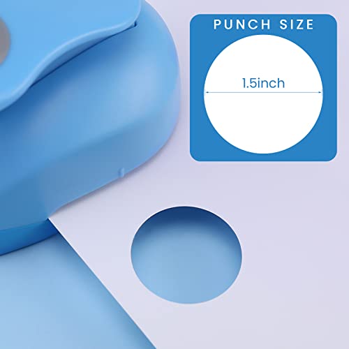Myartool Circle Paper Punch, 1.5 Inch Circle Punches For Paper Crafts, 38Mm Circle Hole Punch For Making Scrapbook Pages, Memory Books, Card Making, Journals, Gift Tags, Homemade Confetti #TOP1