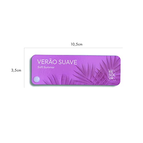 Cartela de cores | Coloração Pessoal | Paleta Pessoal | Resolva Meu Look | Mini (Verão Suave)