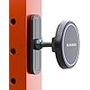 Magnetic Gym Phone Mount for MagSafe Accessories – Dual Magnet Stand for iPhone and Android compatible with MagSafe Phone Stand with Alloy Base – Gym Essentials for Workouts, Recording, Home or Garage