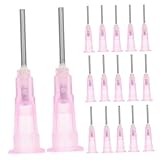 Amosfun 100stücke Metallnadeln Mit Anschlussstück Für Dosiernadeln Stumpfe Spitze Aus Edelstahl Dosiernadeln Für Flüssigkeiten Und Klebstoffe Kompakt Und Stabil