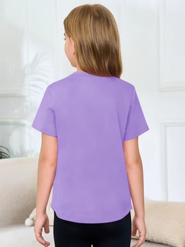 Image of Haloumoning Girls Short Sleeve T Shirts 5-14 Years