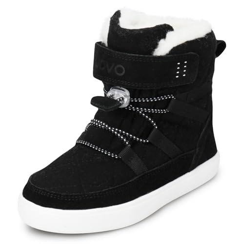 UOVO Boys Snow Boots Waterproof Warm Winter Boots