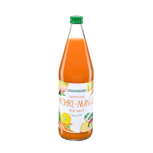 Schoenenberger - TopVital Möhre-Mango Bio-Saft - 1x 750 ml Glasflasche