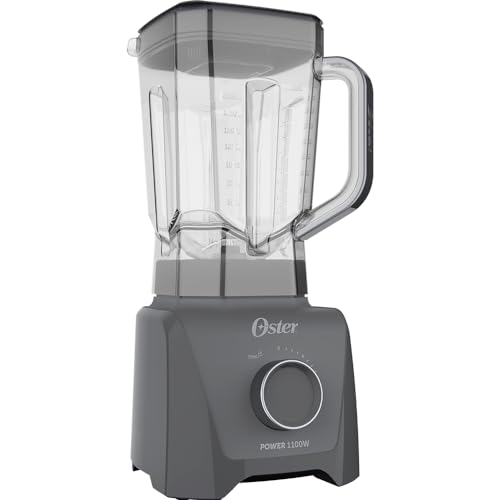 Oster Liquidificador 1100 Full Oster Cinza 3,2L, OLIQ606, 127V