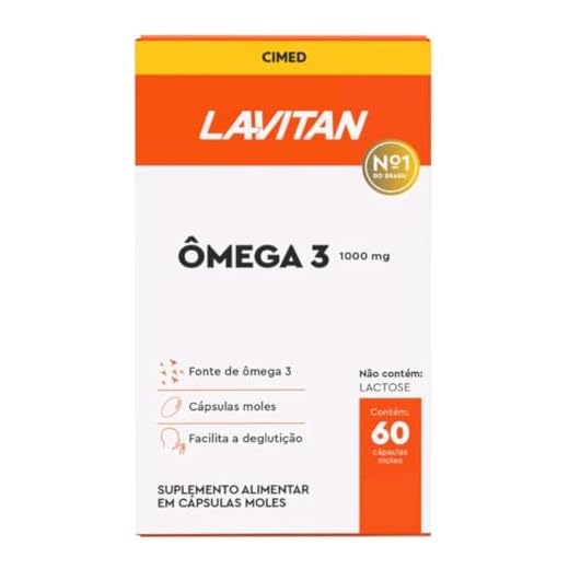 Lavitan Ômega 3 Óleo de Peixe 60 cápsulas