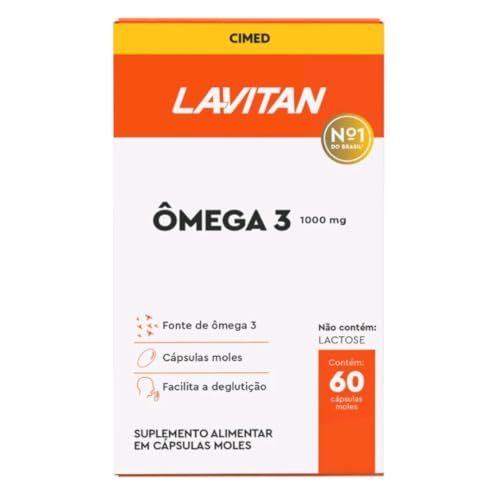 Lavitan Ômega 3 Óleo de Peixe 60 cápsulas