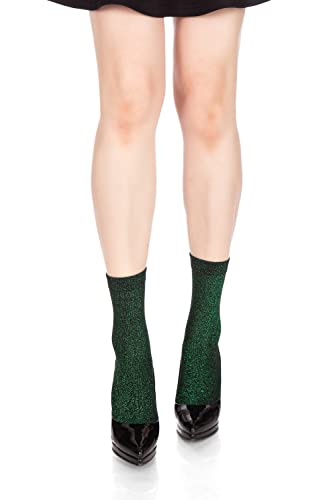 Dani's Choice Daily Fab Women's Glitter Metallic Micro Crew Quarter Socks - Perfect for Everyday Wear2