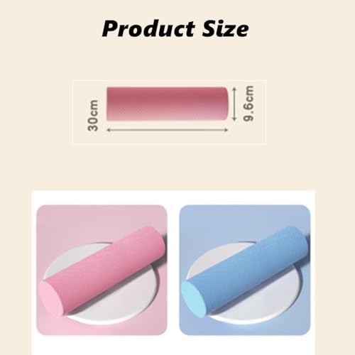 EVA Soft Dot Foam Roller for Muscle Therapy, Yoga & Balance Exercises High-Density Massage Roller for Pain Relief Fitness Recovery (Pink) — view 5