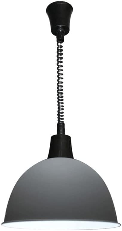 Lámpara colgante E27 de metal ajustable con una sola cabeza de color para techo de comedor
