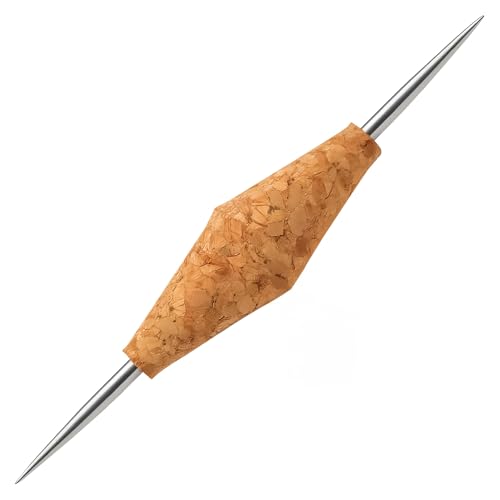 UJ Ramelson Cork Scriber Tool Needle for Intaglio and Dry Point Etching, Metal Scribe, Scribing and Tracing, Printmaking Supplies