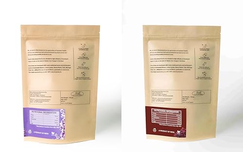 Image of Jaivik Uttarakhand - Lavender Flower Buds, Hibiscus Flower Tea (100g each), Unique Blend Crafted Loose Leaf For Chai Lovers Across India, Combo (Pack Of 2)