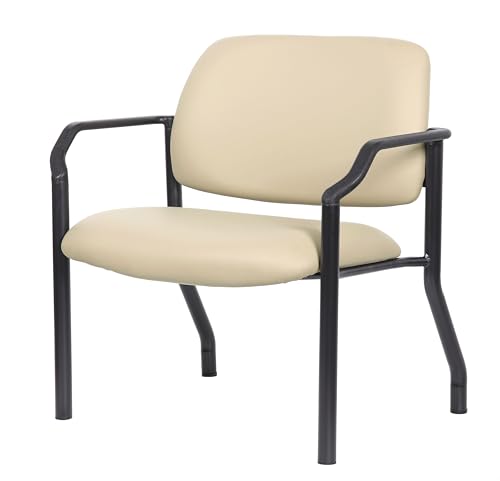 Boss Office Products Guest Chair 500 lb. Weight Capacity in Beige - Thumbnail 6
