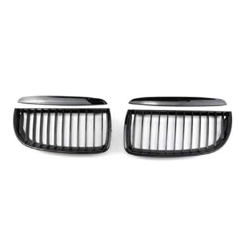 Parrilla delantera de fibra de carbono negra mate para BMW Serie 3 E90 E91 2005-2007 de sustitución