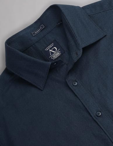 Image of Arvind Geometric Patterned Slim Fit Shirt