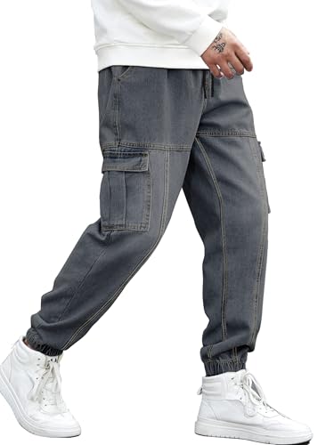 Image of Noble Monk Men's Denim Jeans | Stylish Casual Wear | Stretchable Cotton Trousers | Comfortable Everyday Pants | Travel, Outdoor & Streetwear