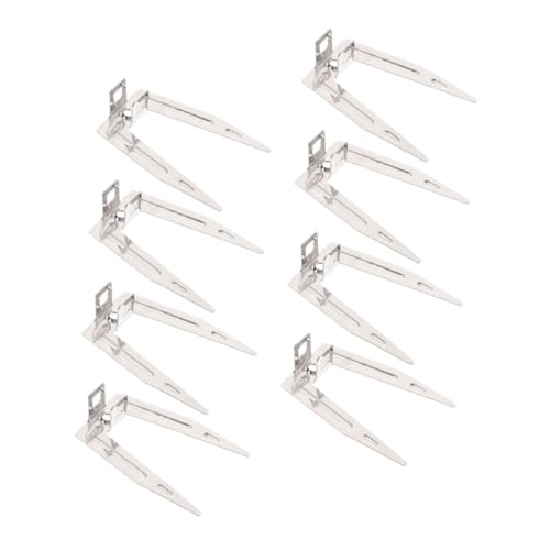 Ciieeo Tenedor Giratorio Para Pollo 8 Piezas Acero Inoxidable Accesorio Para Freidora y Horno Adecuado Para Asar Carne Suministros De Cocina Para Parrilla Camping y Barbacoa