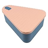 Photo Gallery perfk contenitore per pizza in silicone alimentare triangolare per la casa e i viaggi, leggero, facile da pulire, multifunzionale, riutilizzabile, l pink blue Photo Gallery perfk contenitore per pizza in silicone alimentare triangolare per la casa e i viaggi, leggero, facile da pulire, multifunzionale, riutilizzabile, l pink blue