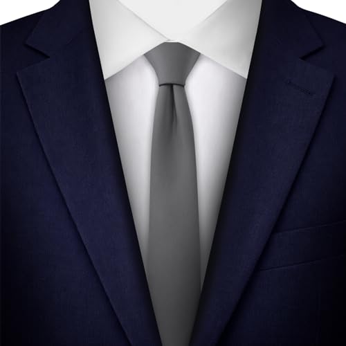 Image of Jacob Alexander Ultra Skinny 1.5 inch Men's Solid Necktie