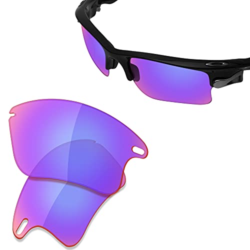 Image of SAUCER Premium Replacement Lenses & Rubber Kits for Oakley Fast Jacket XL OO9156 | Fast Jacket XL Low Bridge Fit Sunglasses